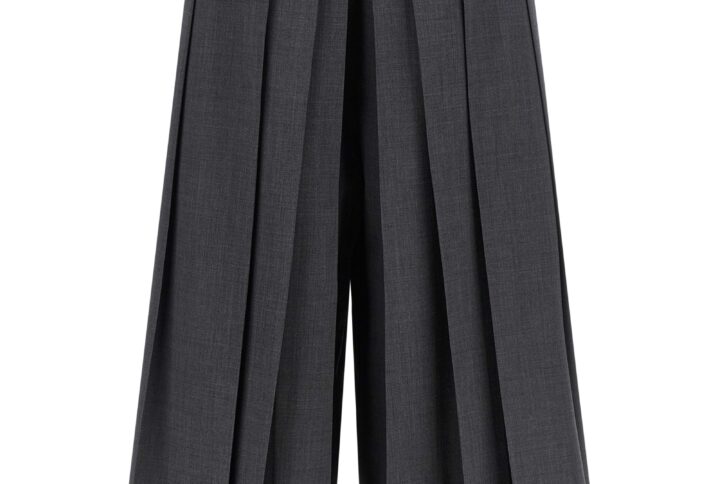 Gray Virgin Wool Bermuda Shorts | Jag Couture London – New York