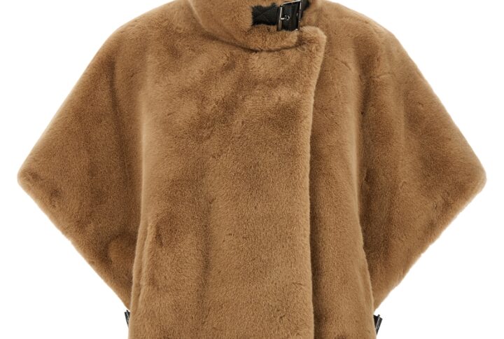 Beige Polyester Coat | Jag Couture London – New York