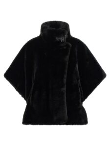 Black Polyester Coat