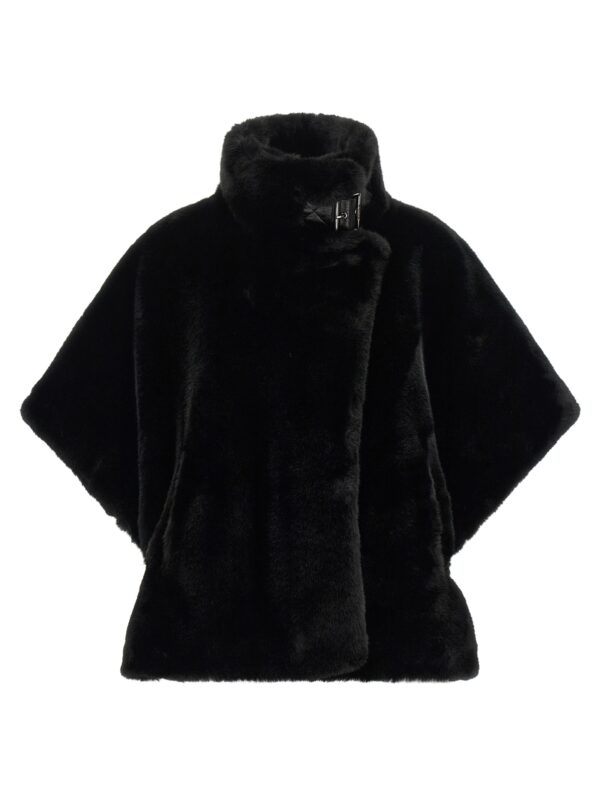 Black Polyester Coat