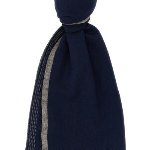 Blue Wool Scarf