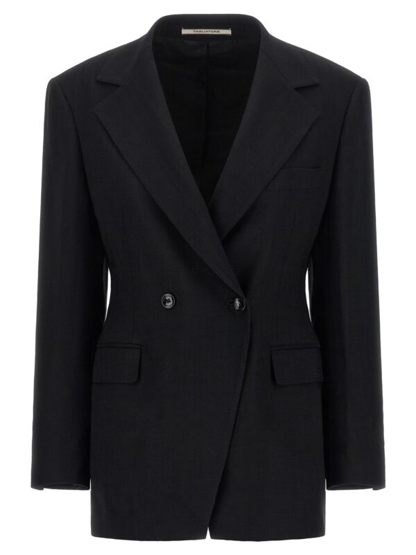 Black Viscose Blazer