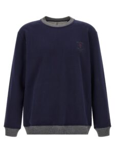 Blue Cotton Sweatshirt