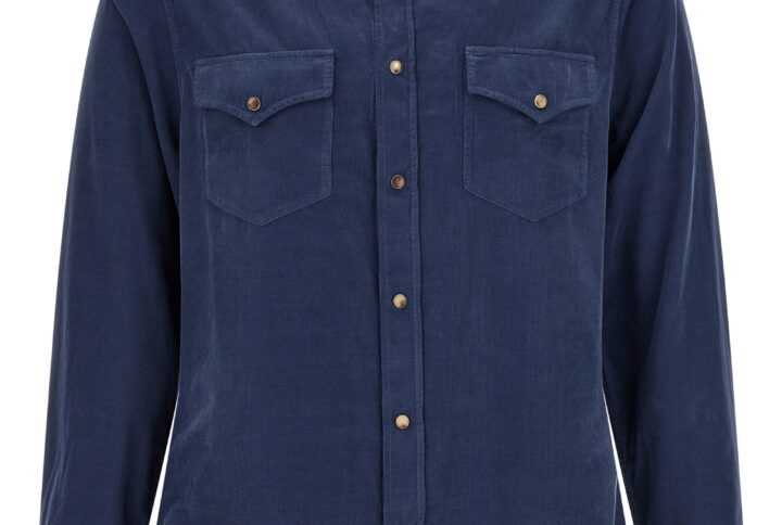Blue Cotton Blouse | Jag Couture London – New York