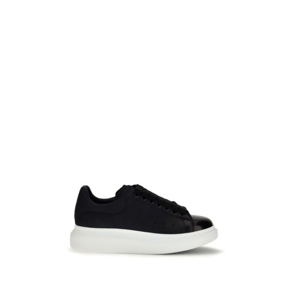 Blue Calf Leather Bos Taurus Chunky Sneakers
