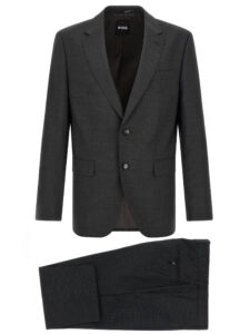 Gray Virgin Wool Two-Piece Suit