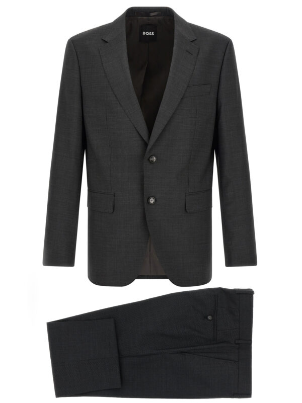 Gray Virgin Wool Two-Piece Suit