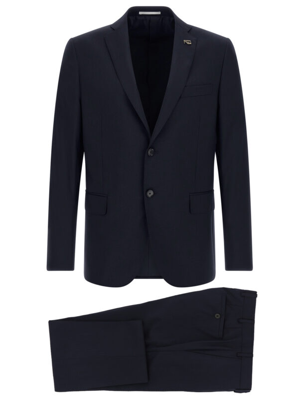 Blue Wool Suit