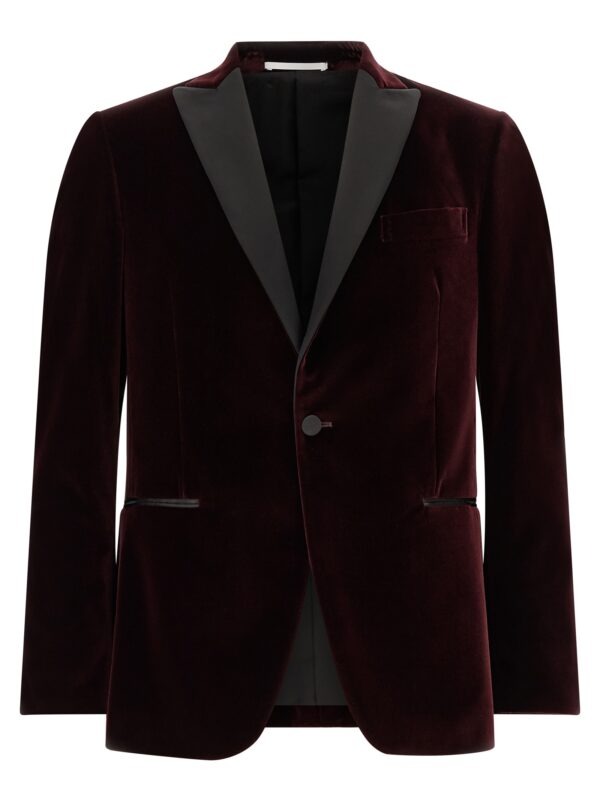 Bordeaux Cotton Blazer