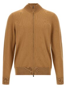 Brown Virgin Wool Cardigan