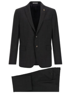 Gray Wool Two-Piece Suit
