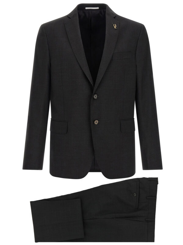 Gray Wool Two-Piece Suit