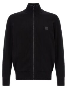 Black Cotton Cardigan