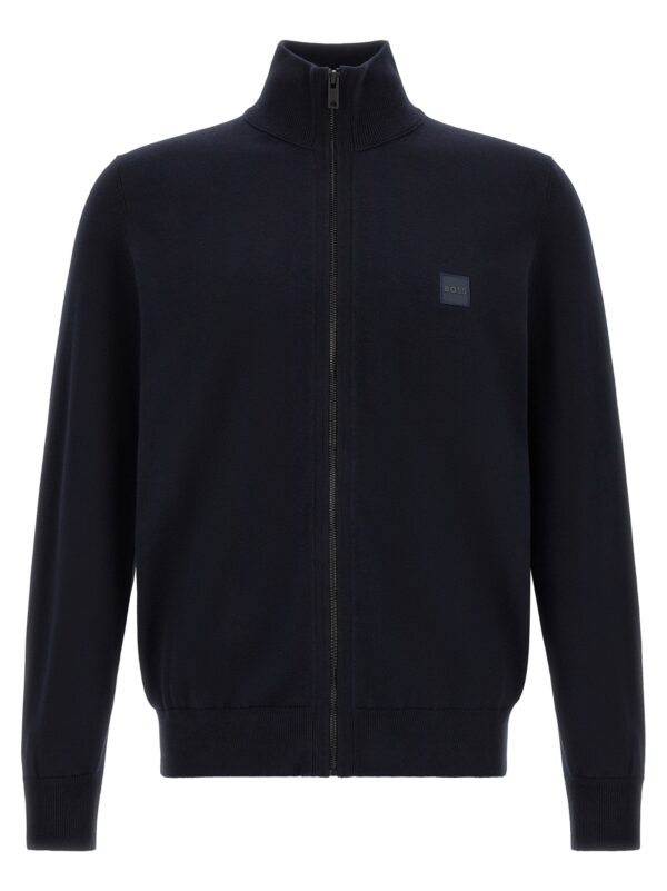 Blue Cotton Cardigan