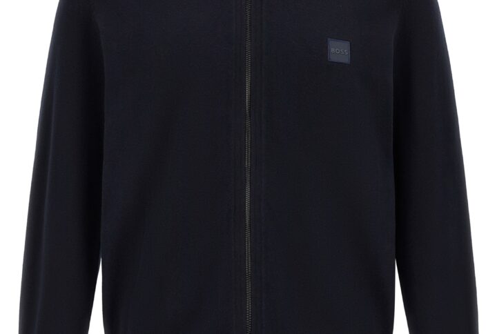 Blue Cotton Cardigan | Jag Couture London – New York
