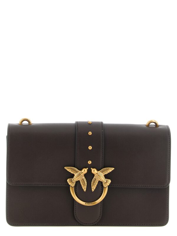 Brown Calfskin Crossbody Bag