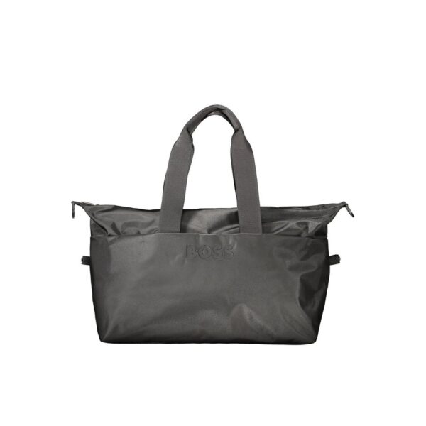 Black Polyurethane Men’s Bag