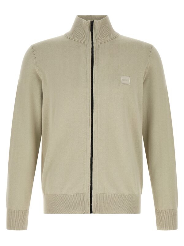 Beige Cotton Cardigan