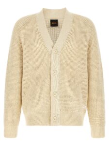 Beige Cotton Cardigan