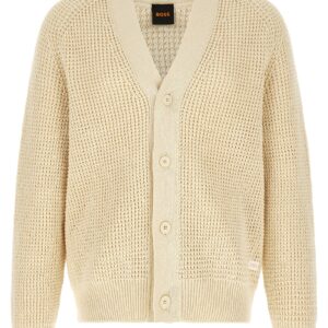 Beige Cotton Cardigan