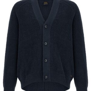 Blue Cotton Cardigan
