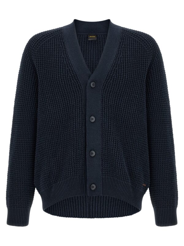 Blue Cotton Cardigan