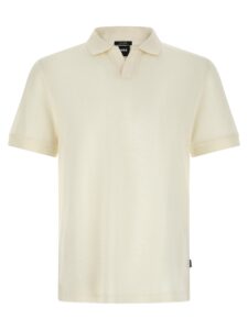 White Cotton Polo Shirt