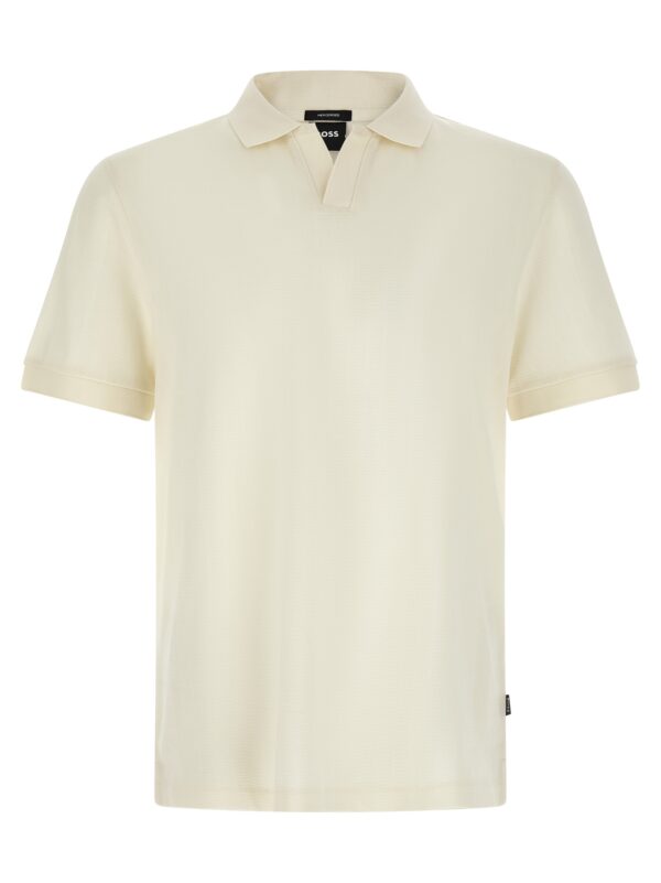 White Cotton Polo Shirt