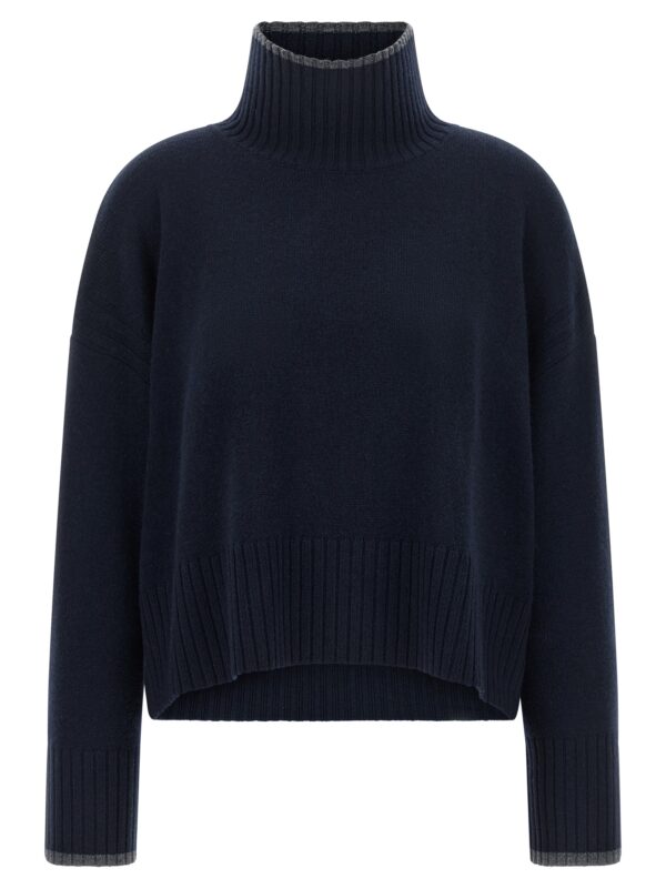 Blue Wool Cardigan
