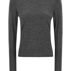 Gray Wool Cardigan