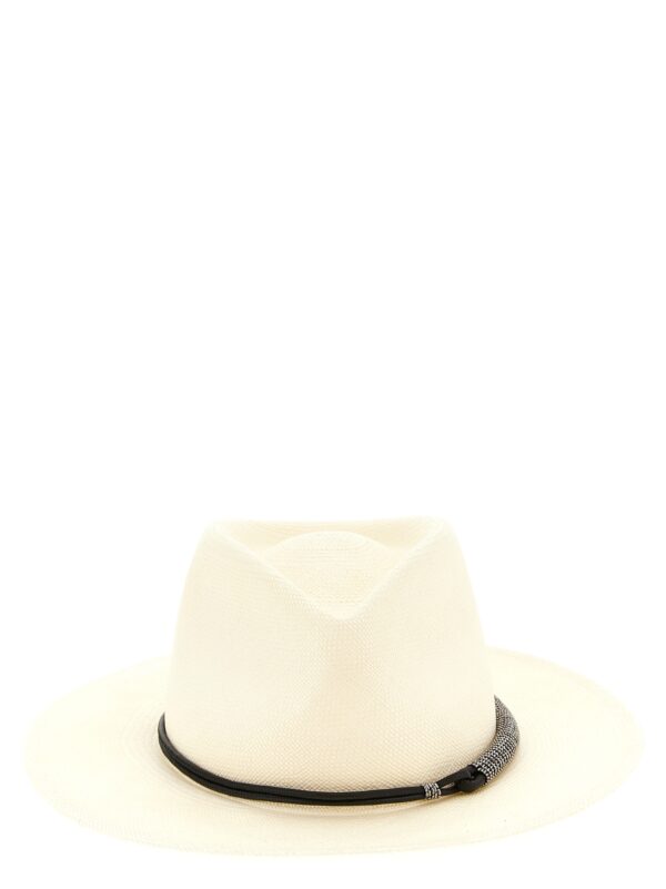 Beige Polyamide Fedora