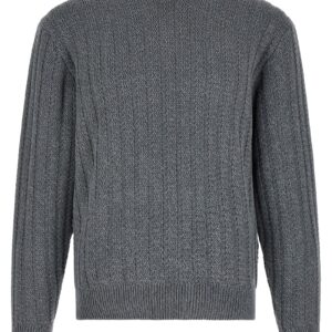 Gray Cotton Cardigan