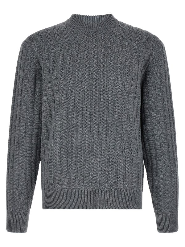 Gray Cotton Cardigan