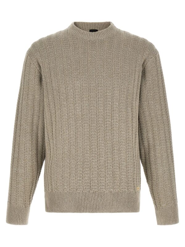 Beige Cotton Cardigan