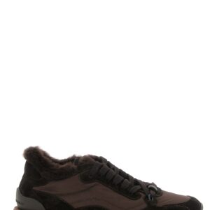 Black Calfskin Athletic Sneakers