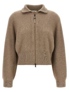 Brown Cashmere Cardigan