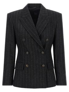 Gray Virgin Wool Blazer