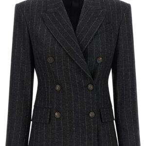 Gray Virgin Wool Blazer