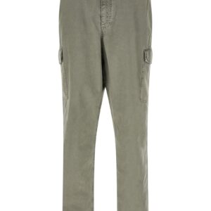 Bicolor Cotton Cargo Pants