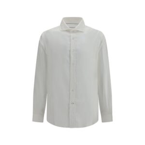 White Cotton Dress Shirt