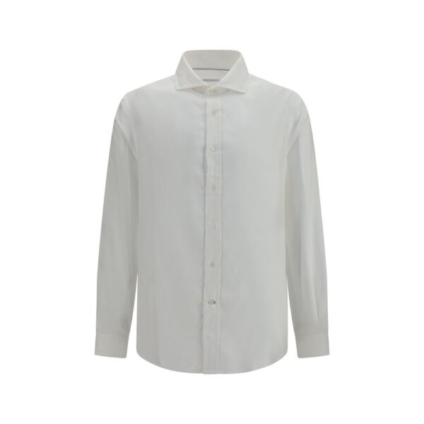White Cotton Dress Shirt