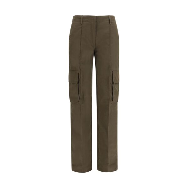 Bicolor Cotton Cargo Pants