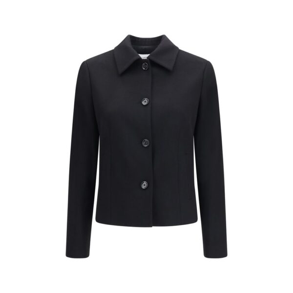 Black Wool Oves Aries Full-Length Jacket
