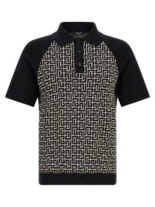 Bicolor Cotton Polo Shirt