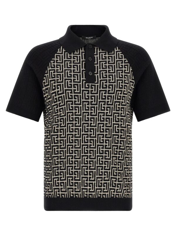 Bicolor Cotton Polo Shirt