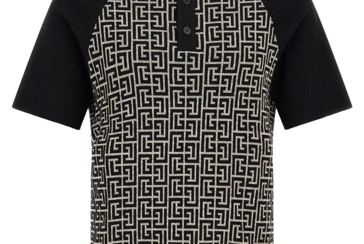 Bicolor Cotton Polo Shirt | Jag Couture London – New York