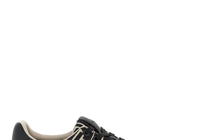 Bicolor Cotton Low Top Sneakers | Jag Couture London – New York