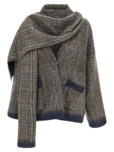 Gray Wool Cardigan