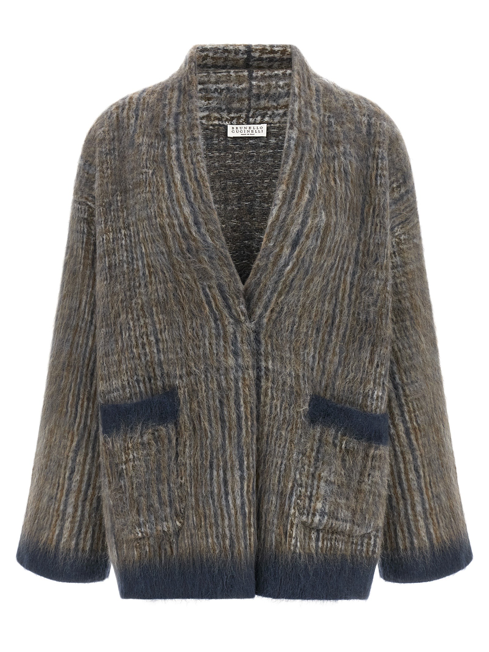 Gray Wool Cardigan
