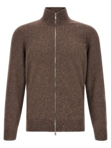 Brown Cashmere Cardigan